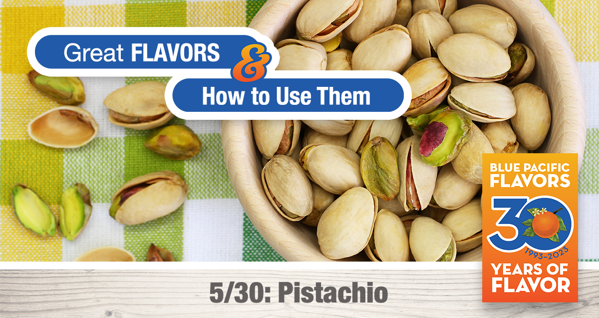 Great Flavors and how to use them! PISTACHIO Blue Pacific Flavors