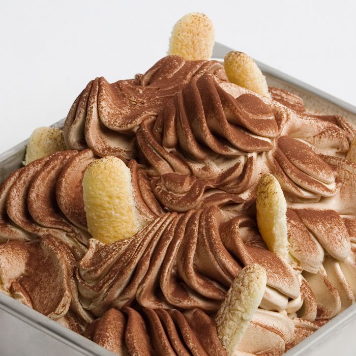 Tiramisu gelato, natural tiramisu flavor