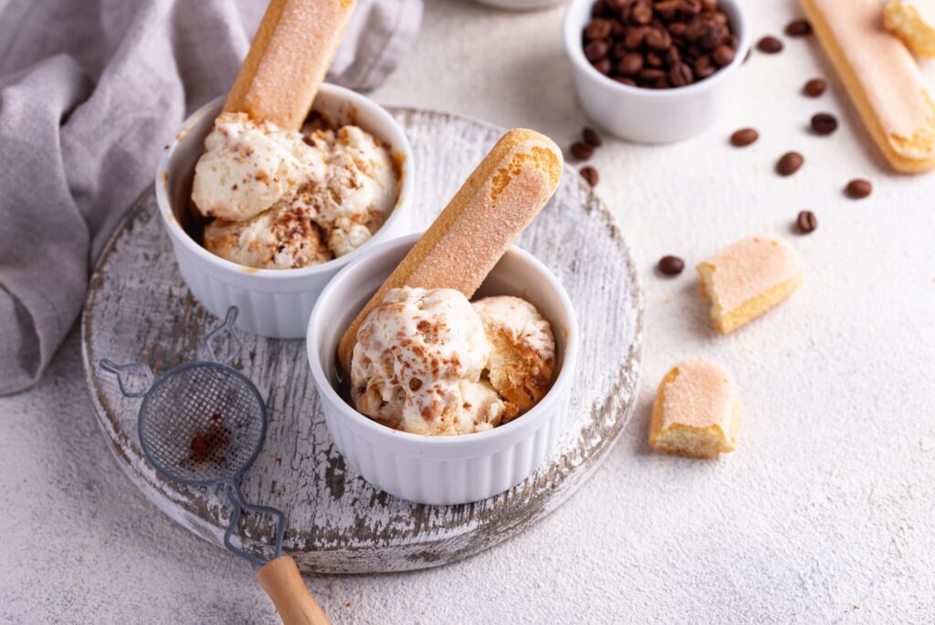 tiramisu gelato, natural tiramisu flavor
