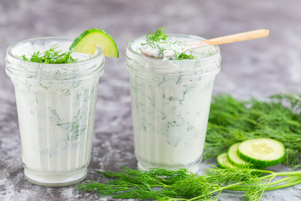 coconut and dill smoothie, lassi