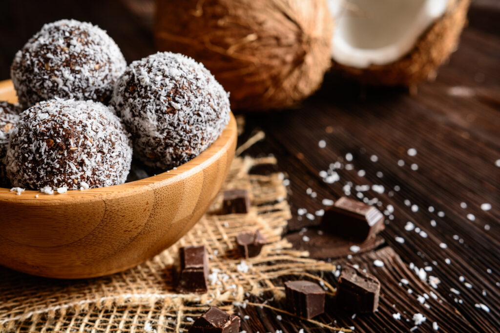 coconut date balls