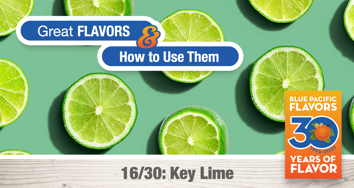 Natural Key Lime Flavor Blue Pacific Flavors