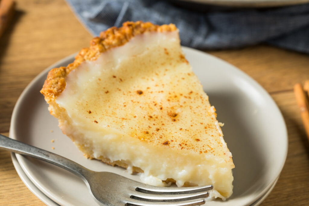 Homemade Sweet Sugar Cream Pie