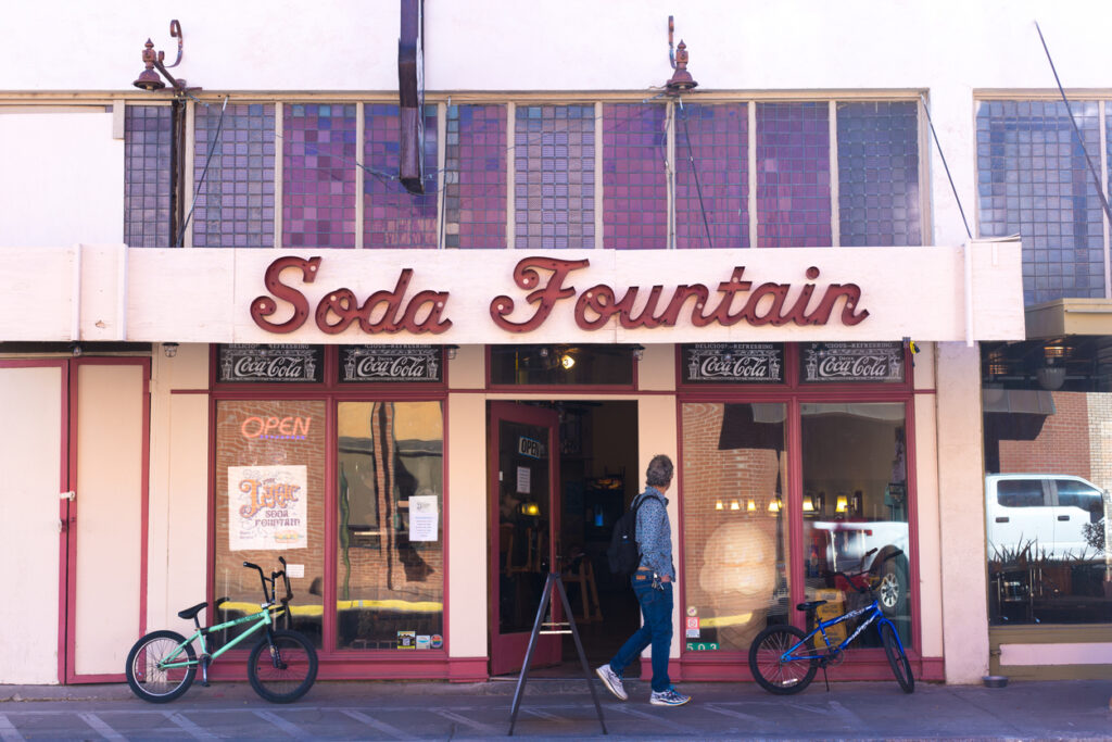 Miami, Az: Old Fashioned Soda Fountain Downtown