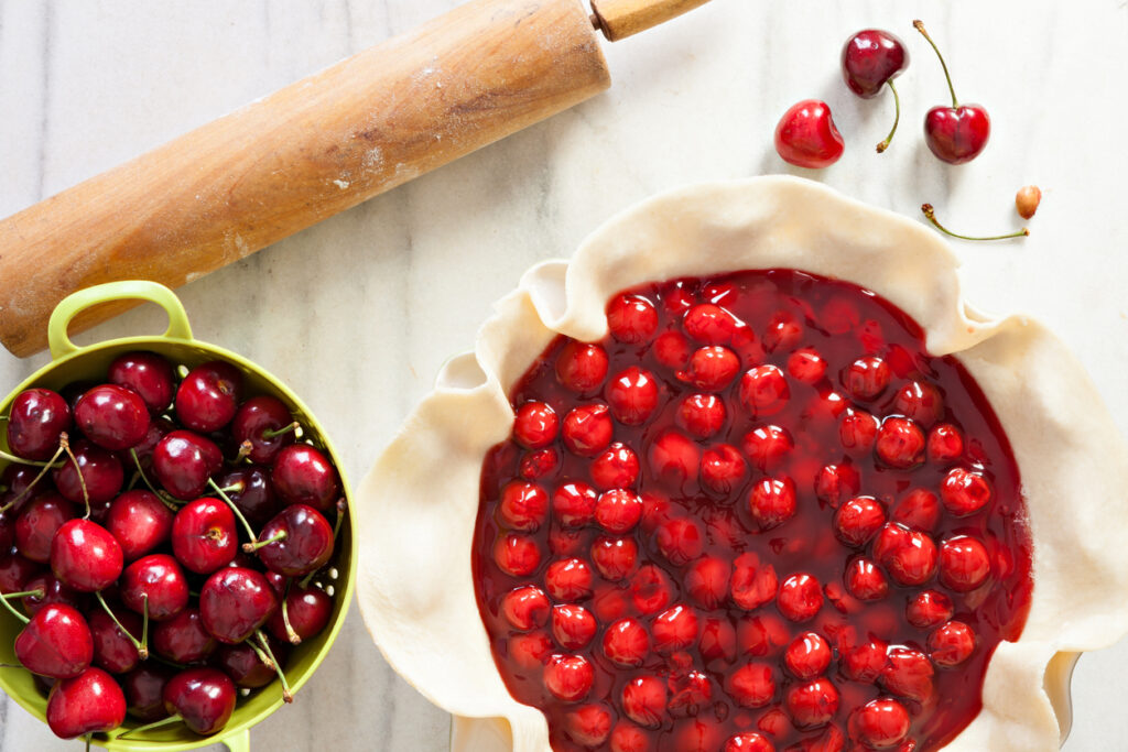Making A Cherry Pie